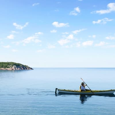 Kayak de mer à Charlevoix