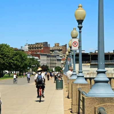 Tour de Montréal en vélo